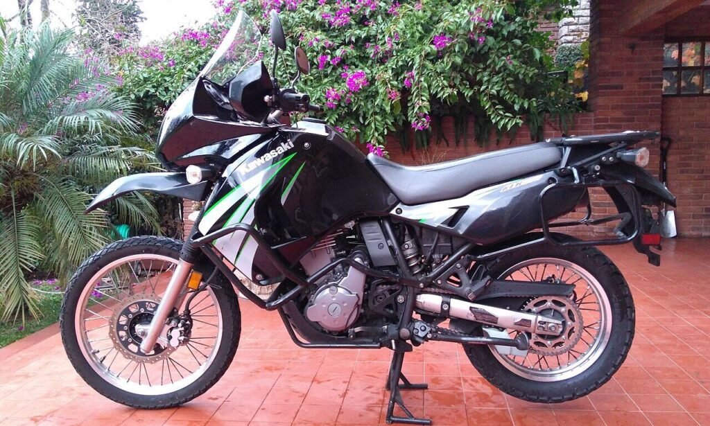 2009 black Kawasaki KLR 650