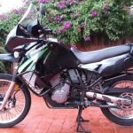 2009 black Kawasaki KLR 650