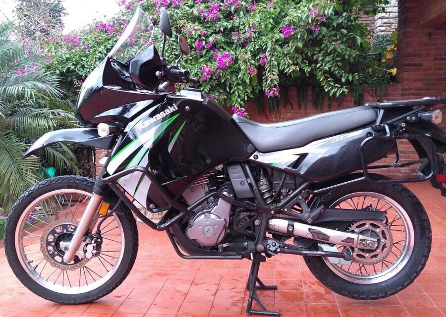 2009 black Kawasaki KLR 650