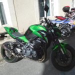 Kawasaki Z900, green