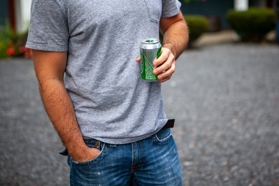 Man Holding