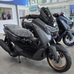 Yamaha NMAX Turbo 155 front side view in Indonesia